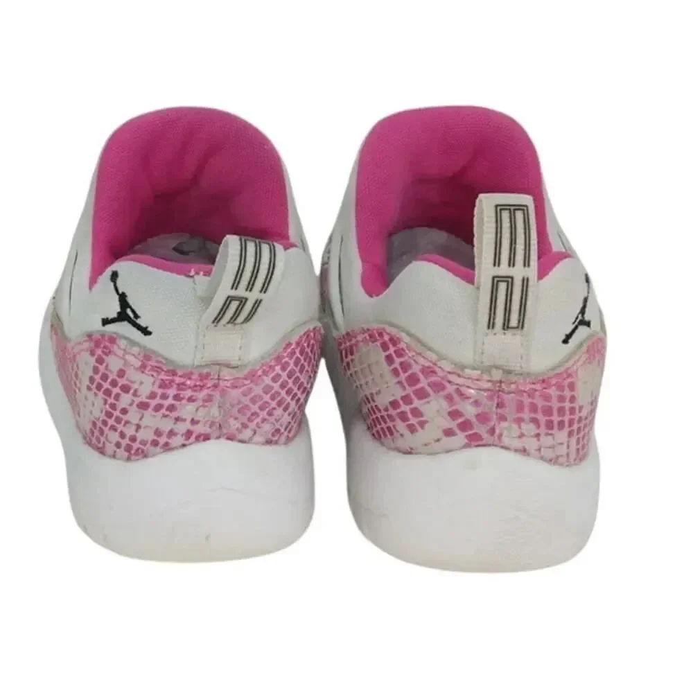 NIKE AIR JORDAN Retro 11 Toddler ink Snakeskin Sneakers - Size: 6